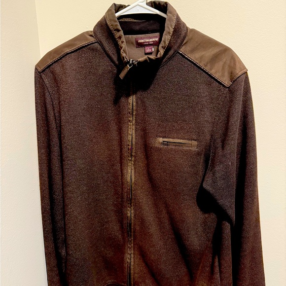 Johnston & Murphy Yoke Light Full Zip Jacket - Picture 1 of 6